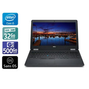 Latitude E5570 15,6" 2015 - Intel Core i5 2,4Ghz - 2 - 32Go DDR4 - 500Go HDD - Intel HD Graphics - 
Gris / Noir - Sans OS - AZERTY - Image 1