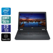 Latitude E5570 15,6" 2015 - Intel Core i5 2,4Ghz - 2 - 16Go DDR4 - 1To HDD - Intel HD Graphics - 
Gris / Noir - Sans OS - AZERTY - Image 1