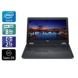 Latitude E5570 15,6" 2015 - Intel Core i5 2,4Ghz - 2 - 8Go  DDR4 - 2To HDD - Intel HD Graphics - 
Gris / Noir - Sans OS - AZERTY - Image 1