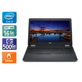 Latitude E5570 15,6" 2015 - Intel Core i5 2,4Ghz - 2 - 16Go DDR4 - 500Go HDD - Intel HD Graphics - 
Gris / Noir - Linux - AZERTY - Image 1