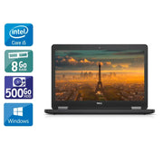 Latitude E5550 15,6" 2015 - Intel Core i5 2,3Ghz - 2 - 8Go DDR3 - 500Go HDD - Intel HD Graphics 5500 - 
Gris / Noir - Windows 10 - AZERTY - Image 1