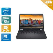 Latitude E5470 14" 2015 - Intel Core i5 2,4Ghz - 2 - 8Go  DDR4 - 240Go SSD - Intel HD Graphics 520 - 
Gris / Noir - Windows 10 - AZERTY - Image 1
