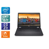 Latitude E5470 14" 2015 - Intel Core i5 2,4Ghz - 2 - 16Go DDR4 - 2To HDD - Intel HD Graphics 520 - 
Gris / Noir - Linux - AZERTY - Image 1