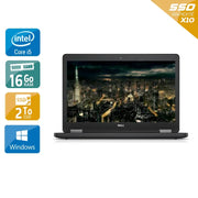 Latitude E5450 14" 2015 - Intel Core i5 2,3Ghz - 2 - 16Go DDR3 - 2To SSD - Intel HD Graphics 5500 - 
Gris / Noir - Windows 10 - AZERTY - Image 1