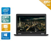 Latitude E5450 14" 2015 - Intel Core i5 2,3Ghz - 2 - 16Go DDR3 - 1To SSD - Intel HD Graphics 5500 - 
Gris / Noir - Windows 10 - AZERTY - Image 1