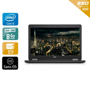 Latitude E5450 14" 2015 - Intel Core i5 2,3Ghz - 2 - 8Go DDR3 - 1To SSD - Intel HD Graphics 5500 - 
Gris / Noir - Sans OS - AZERTY - Image 1
