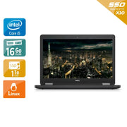 Latitude E5450 14" 2015 - Intel Core i5 2,3Ghz - 2 - 16Go DDR3 - 1To SSD - Intel HD Graphics 5500 - 
Gris / Noir - Linux - AZERTY - Image 1
