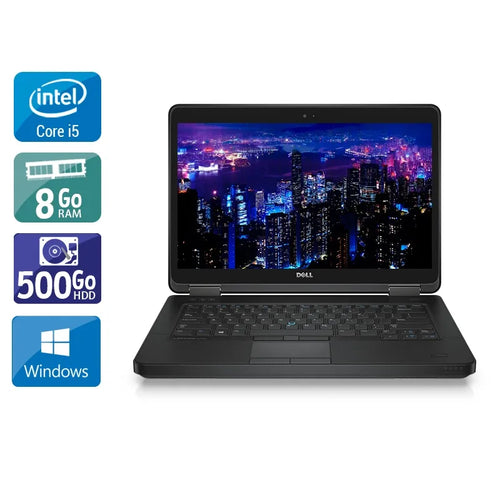 Latitude E5440 14" 2013 - Intel Core i5 1,9Ghz - 2 - 8Go DDR3 - 500Go HDD - Intel HD Graphics 4400 - 
Gris / Noir - Windows 10 - AZERTY