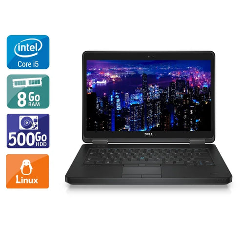 Latitude E5440 14" 2013 - Intel Core i5 1,9Ghz - 2 - 8Go DDR3 - 500Go HDD - Intel HD Graphics 4400 - 
Gris / Noir - Linux - AZERTY