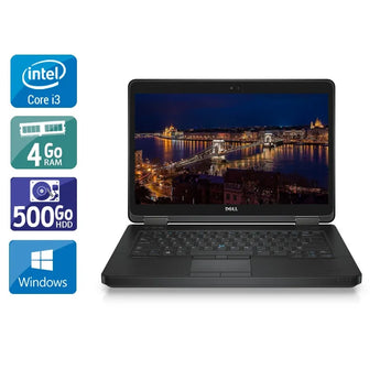 Latitude E5440 14" 2013 - Intel Core i3 1,9Ghz - 2 - 4Go  DDR4 - 500Go HDD - Intel HD Graphics 4400 - 
Gris / Noir - Windows 10 - AZERTY - Image 1