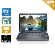 Latitude E5430 14,1" 2012 - Intel Core i3 2,4Ghz - 2 - 16Go DDR3 - 1To SSD - Intel HD Graphics 4000 - 
Gris / Noir - Sans OS - AZERTY - Image 1