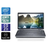Latitude E5430 14,1" 2012 - Intel Core i3 2,4Ghz - 2 - 16Go DDR3 - 2To HDD - Intel HD Graphics 4000 - 
Gris / Noir - Sans OS - AZERTY - Image 1