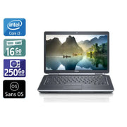 Latitude E5430 14,1" 2012 - Intel Core i3 2,4Ghz - 2 - 16Go DDR3 - 250Go HDD - Intel HD Graphics 4000 - 
Gris / Noir - Sans OS - AZERTY - Image 1