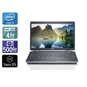 Latitude E5430 14,1" 2012 - Intel Core i3 2,4Ghz - 2 - 4Go  DDR4 - 500Go HDD - Intel HD Graphics 4000 - 
Gris / Noir - Sans OS - AZERTY - Image 1