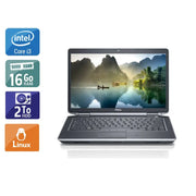 Latitude E5430 14,1" 2012 - Intel Core i3 2,4Ghz - 2 - 16Go DDR3 - 2To HDD - Intel HD Graphics 4000 - 
Gris / Noir - Linux - AZERTY - Image 1