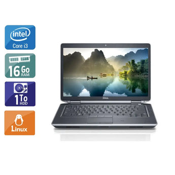 Latitude E5430 14,1" 2012 - Intel Core i3 2,4Ghz - 2 - 16Go DDR3 - 1To HDD - Intel HD Graphics 4000 - 
Gris / Noir - Linux - AZERTY - Image 1