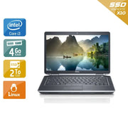 Latitude E5430 14,1" 2012 - Intel Core i3 2,4Ghz - 2 - 4Go  DDR4 - 2To SSD - Intel HD Graphics 4000 - 
Gris / Noir - Linux - AZERTY - Image 1