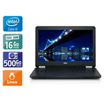 Latitude E5270 12,5" Core i5 2,4Ghz 2015 (Linux) - Intel Core i5 2,4Ghz - 2 - 16Go DDR4 - 500Go HDD - Intel HD Graphics 520 - 
Gris / Noir - Linux - AZERTY - Image 1
