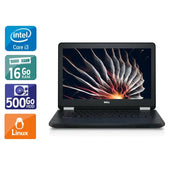 Latitude E5270 12,5" Core i3 2,3Ghz 2010 (Linux) - Intel Core i3 2,3Ghz - 2 - 16Go DDR4 - 500Go HDD - Intel HD Graphics 520 - 
Gris / Noir - Linux - AZERTY - Image 1