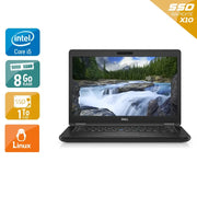 Latitude 5490 14" 2017 - Intel Core i5 2,6Ghz - 2 - 8Go  DDR4 - 1To SSD - Intel UHD Graphics 620 - 
Gris / Noir - Linux - AZERTY - Image 1