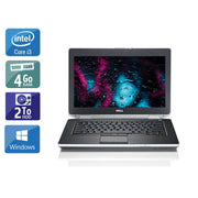 Latitude E6420 14" 2011 - Intel Core i3 2,2Ghz - 4 - 4Go  DDR4 - 2To HDD - Intel HD Graphics 3000 - 
Gris / Noir - Windows 10 - AZERTY - Image 1