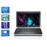 Latitude E6420 14" 2011 - Intel Core i3 2,2Ghz - 4 - 4Go  DDR4 - 1To HDD - Intel HD Graphics 3000 - 
Gris / Noir - Windows 10 - AZERTY - Image 1