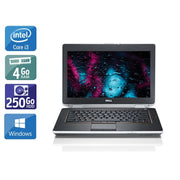 Latitude E6420 14" 2011 - Intel Core i3 2,2Ghz - 4 - 4Go  DDR4 - 250Go HDD - Intel HD Graphics 3000 - 
Gris / Noir - Windows 10 - AZERTY - Image 1