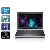 Latitude E6420 14" 2011 - Intel Core i3 2,2Ghz - 4 - 8Go DDR3 - 1To HDD - Intel HD Graphics 3000 - 
Gris / Noir - Sans OS - AZERTY - Image 1