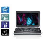 Latitude E6420 14" 2011 - Intel Core i3 2,2Ghz - 4 - 4Go  DDR4 - 1To HDD - Intel HD Graphics 3000 - 
Gris / Noir - Sans OS - AZERTY - Image 1