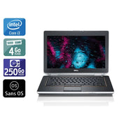 Latitude E6420 14" 2011 - Intel Core i3 2,2Ghz - 4 - 4Go  DDR4 - 250Go HDD - Intel HD Graphics 3000 - 
Gris / Noir - Sans OS - AZERTY - Image 1