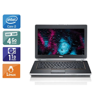 Latitude E6420 14" 2011 - Intel Core i3 2,2Ghz - 4 - 4Go  DDR4 - 1To HDD - Intel HD Graphics 3000 - 
Gris / Noir - Linux - AZERTY - Image 1