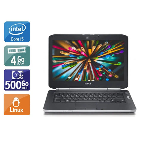 Latitude E5420 14,1" 2011 - Intel Core i5 2,5Ghz - 4 - 4Go  DDR4 - 500Go HDD - Intel HD Graphics 3000 - 
Gris / Noir - Linux - AZERTY