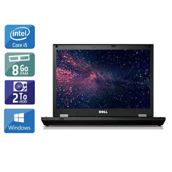 Latitude E5410 14,1" 2010 - Intel Core i5 2,6Ghz - 4 - 8Go DDR3 - 2To HDD - Intel GMA HD Graphics - 
Gris / Noir - Windows 10 - AZERTY - Image 1