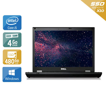 Latitude E5410 14,1" 2010 - Intel Core i5 2,6Ghz - 4 - 4Go  DDR4 - 480Go SSD - Intel GMA HD Graphics - 
Gris / Noir - Windows 10 - AZERTY - Image 1