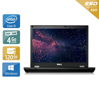 Latitude E5410 14,1" 2010 - Intel Core i5 2,6Ghz - 4 - 4Go  DDR4 - 120Go SSD - Intel GMA HD Graphics - 
Gris / Noir - Windows 10 - AZERTY - Image 1