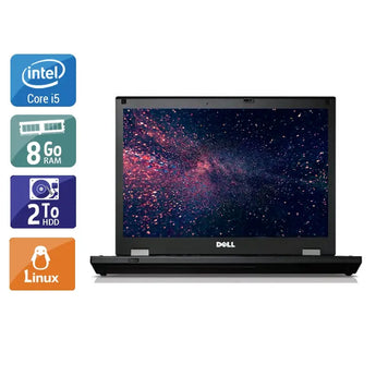 Latitude E5410 14,1" 2010 - Intel Core i5 2,6Ghz - 4 - 8Go DDR3 - 2To HDD - Intel GMA HD Graphics - 
Gris / Noir - Linux - AZERTY - Image 1