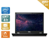 Latitude E5410 14,1" 2010 - Intel Core i5 2,6Ghz - 4 - 4Go  DDR4 - 480Go SSD - Intel GMA HD Graphics - 
Gris / Noir - Linux - AZERTY - Image 1