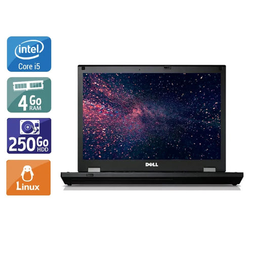 Latitude E5410 14,1" 2010 - Intel Core i5 2,6Ghz - 4 - 4Go  DDR4 - 250Go HDD - Intel GMA HD Graphics - 
Gris / Noir - Linux - AZERTY