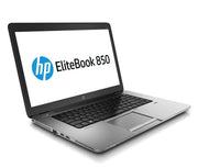 EliteBook 850 G2 15,6" 2015 - Intel Core i7 2,6Ghz - 2 - 8Go DDR3 - 256Go SSD - Intel HD Graphics 5500 - Noir et argent - Windows 10 Pro - AZERTY - Image 1