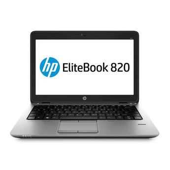 EliteBook 820 G1 12,5" 2014 - Intel Core i5 1,9Ghz - 2 - 8Go DDR3 - 500Go HDD - Intel HD Graphics 4400 - Noir et argent - Windows 10 Pro - AZERTY - Image 1