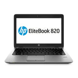 EliteBook 820 G1 12,5" 2014 - Intel Core i7 2,1Ghz - 2 - 8Go DDR3 - 500Go HDD - Intel HD Graphics 4400 - Noir et argent - Windows 10 Pro - AZERTY - Image 1