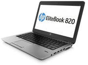 EliteBook 820 G1 12,5" 2014 - Intel Core i5 1,9Ghz - 2 - 8Go DDR3 - 256Go SSD - Intel HD Graphics 4400 - Noir et argent - Windows 10 Pro - AZERTY - Image 1