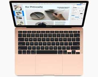 MacBook Air 13" 2020 - Intel Core i3 1,1Ghz - 2 - 8Go LPDDR4X - 256Go SSD - Intel Iris Plus Graphics - Or - macOS - AZERTY - Image 2