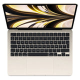 MacBook Air 13" 2022 - Apple M2 2,4 Ghz - 8 - 8 Go Unifiée - 256Go SSD - M2 GPU - 8 cœurs - Lumière Stellaire - macOS - AZERTY - Image 2