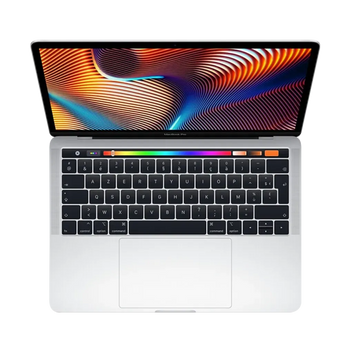 MacBook Pro Touch Bar 13.3" 2019 (4x Thunderbolt 3) - Intel Core i5 2,4Ghz - 4 - 8Go LPDDR3 - 256Go SSD - Intel Iris Plus Graphics 655 - Argent - macOS - AZERTY - Image 1