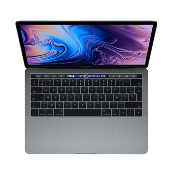 MacBook Pro Touch Bar 13.3" 2019 (4x Thunderbolt 3) - Intel Core i5 2,4Ghz - 4 - 16Go LPDDR3 - 512Go SSD - Intel Iris Plus Graphics 655 - Gris Sidéral - macOS - AZERTY - Image 1
